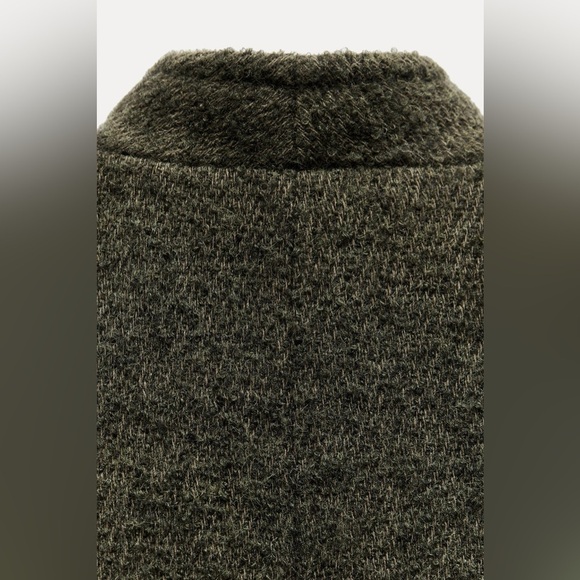 Zara Vest With Manteco Wool ZW Collection Size S - Picture 10 of 12